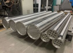 Sanitary tube heat exchangers